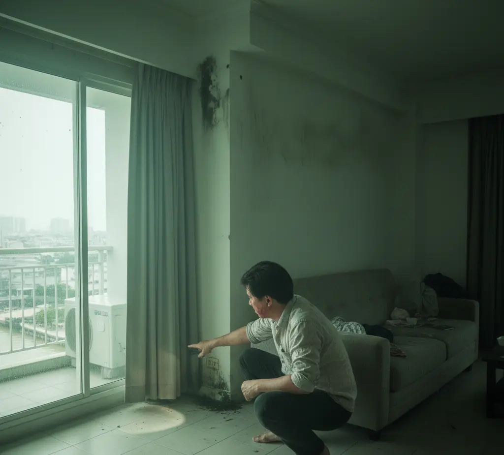 มีคราบสกปรกตามห้องต่าง ๆ เยอะ